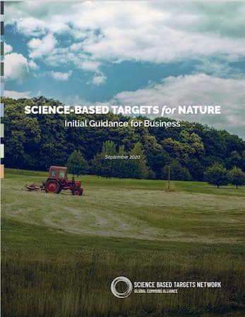 Science-Based Targets for Nature – Initial Guidance for Business | SBTN